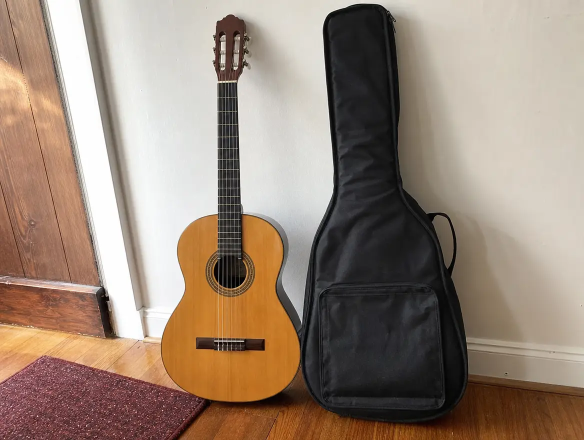 Guitare classique 4/4 avec housse · 75 € (Tsingoni)
