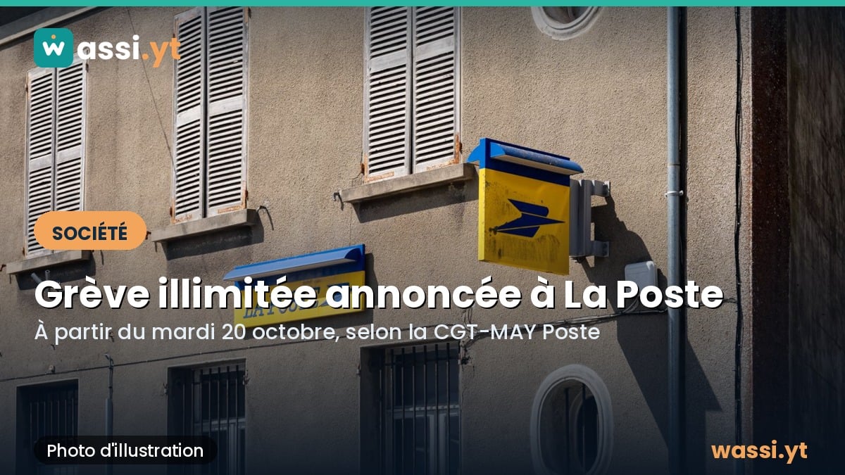 La Poste à Mayotte : la CGT-MAY Poste annonce une grève illimitée à partir du 20 octobre