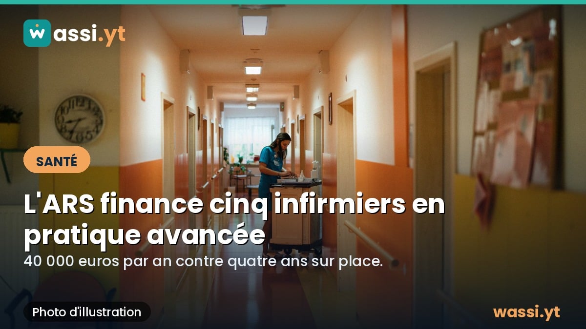 Santé à Mayotte : l'ARS finance la formation de cinq infirmiers en pratique avancée