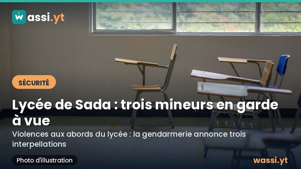 Lycée de Sada : trois mineurs en garde à vue après des violences aux abords de l'établissement