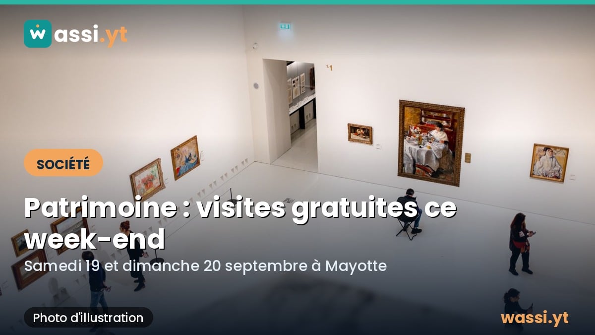 Patrimoine à Mayotte : visites et ateliers gratuits jusqu'à dimanche