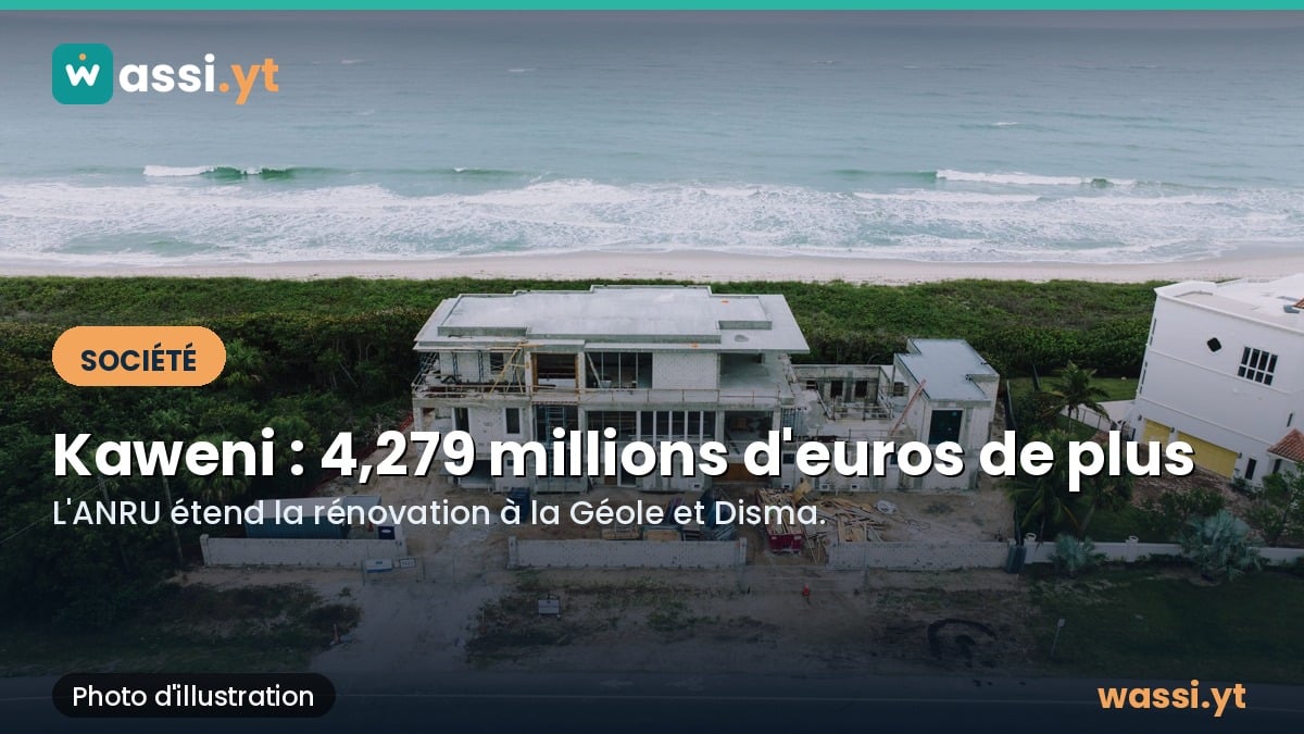 Kaweni : l'État engage 4,279 millions d'euros de plus pour la rénovation du quartier