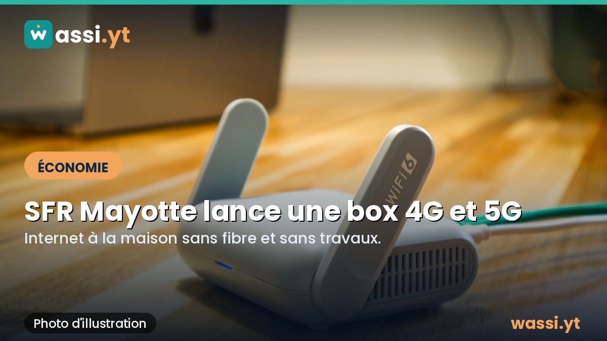 Internet à la maison sans la fibre : SFR Mayotte lance une box 4G/5G