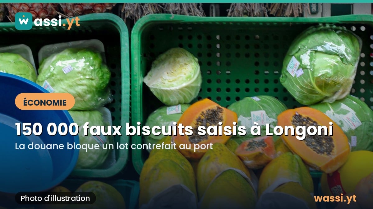 Contrefaçon : plus de 150 000 faux biscuits BN saisis au port de Longoni