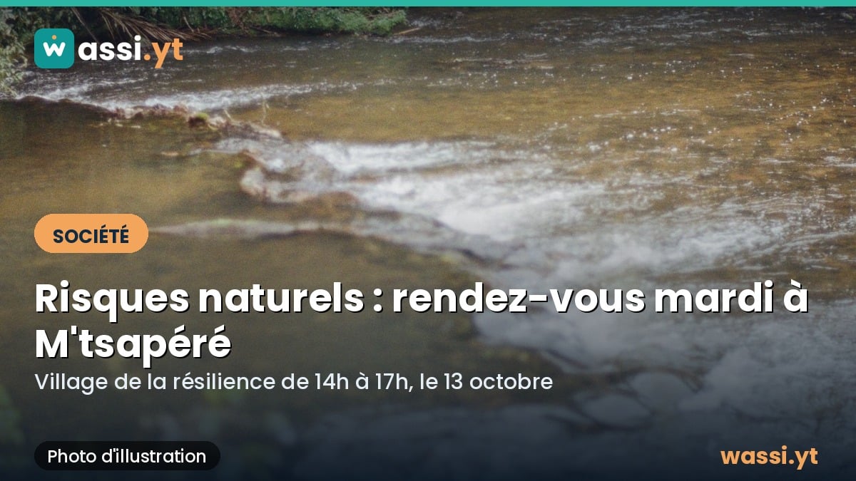 Journée de la résilience : Mamoudzou organise un village et une randonnée mardi 13 octobre à M'tsapéré