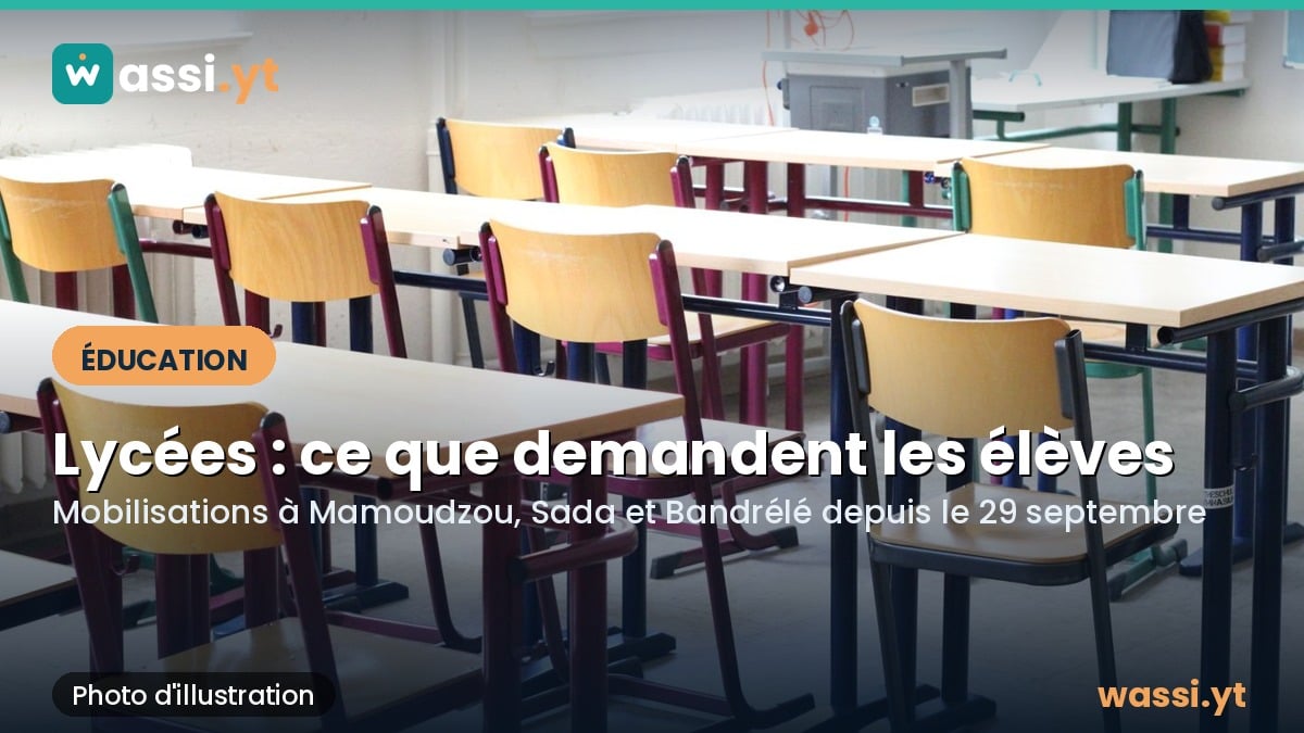 Lycées de Mayotte : ce que demandent les élèves mobilisés à Mamoudzou et Bandrélé