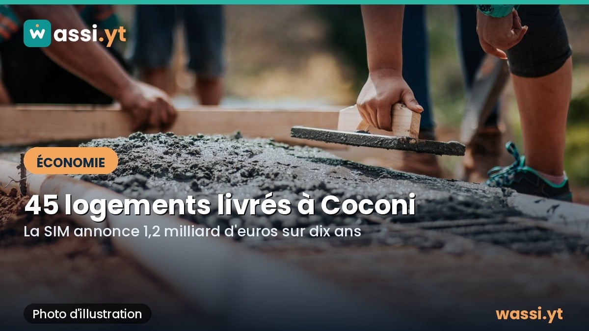 Coconi : 45 logements inaugurés, la SIM annonce 1,2 milliard d'euros sur dix ans