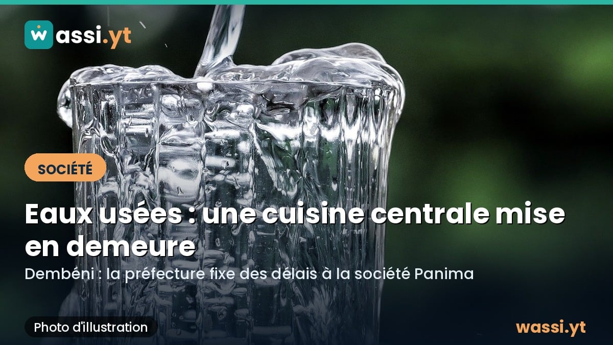 Dembéni : la préfecture met en demeure la cuisine centrale d'Ironi Bé sur ses rejets d'eaux usées