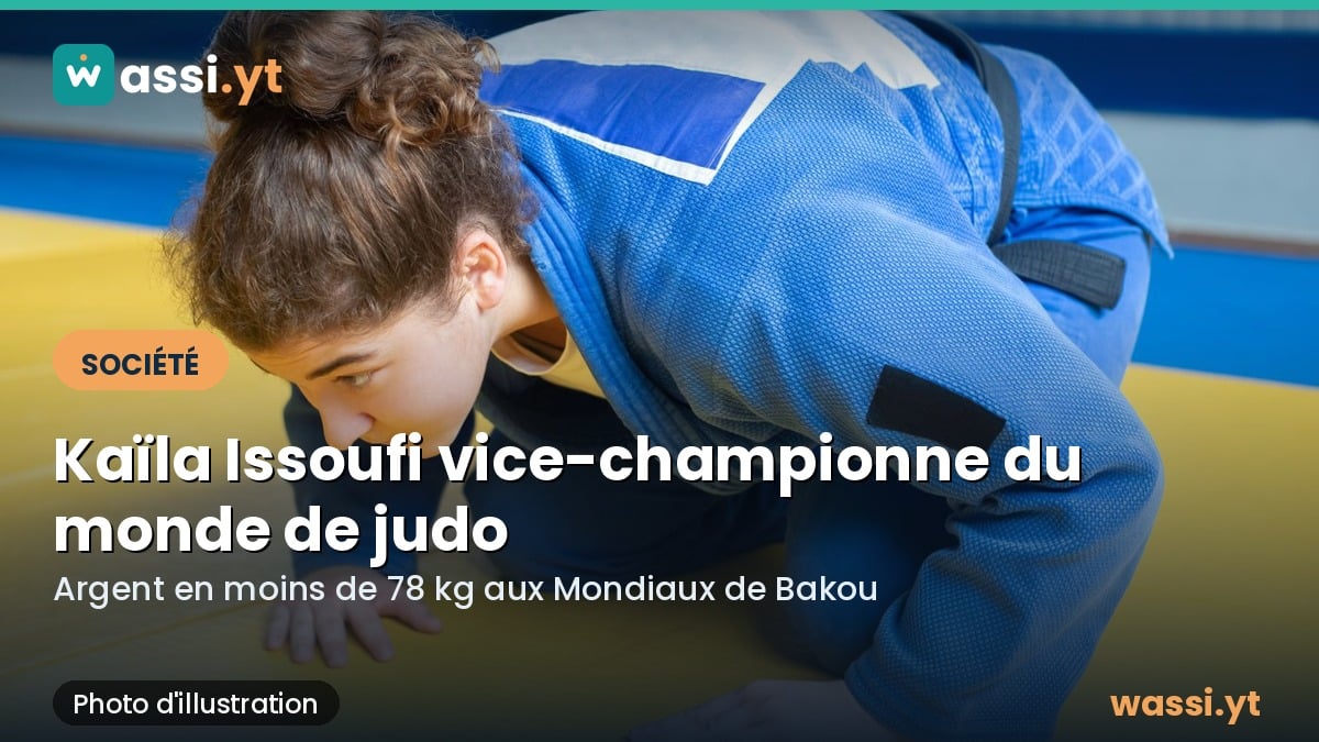 Judo : la Mahoraise Kaïla Issoufi vice-championne du monde des moins de 78 kg