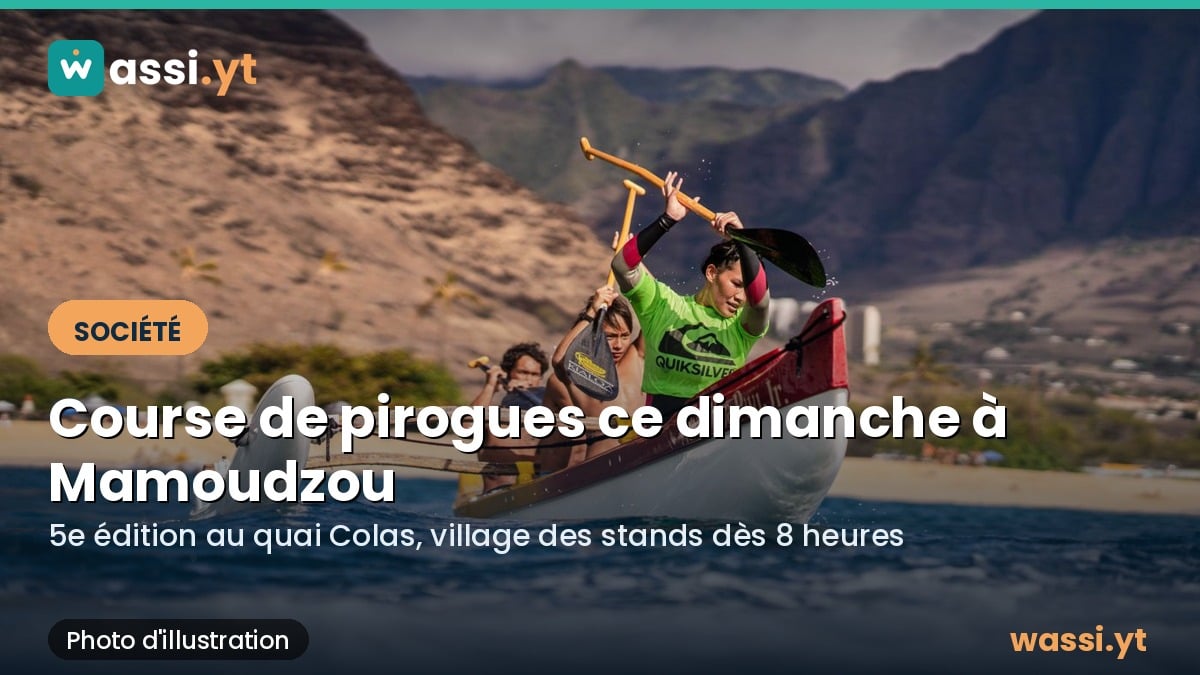 Course de pirogues de Mamoudzou : la 5e édition se dispute ce dimanche au quai Colas