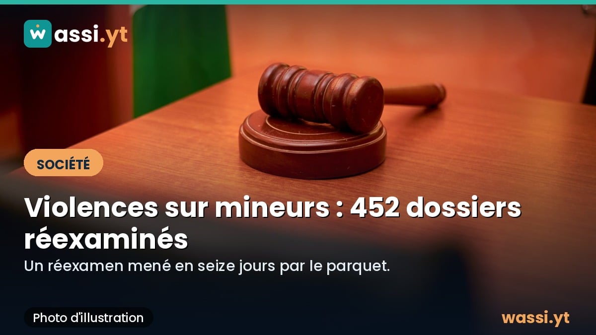 Violences sur mineurs : la justice de Mayotte a réexaminé 452 dossiers